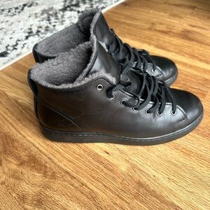UGG Black Leather Men's Boots